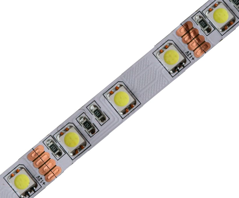 Светодиодная лента 3528 SMD, 60cips/m white base