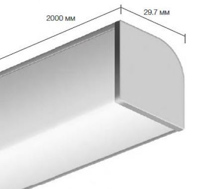 Накладной алюминиевый профиль для светодиодных лент LD profile – 15, 29457
